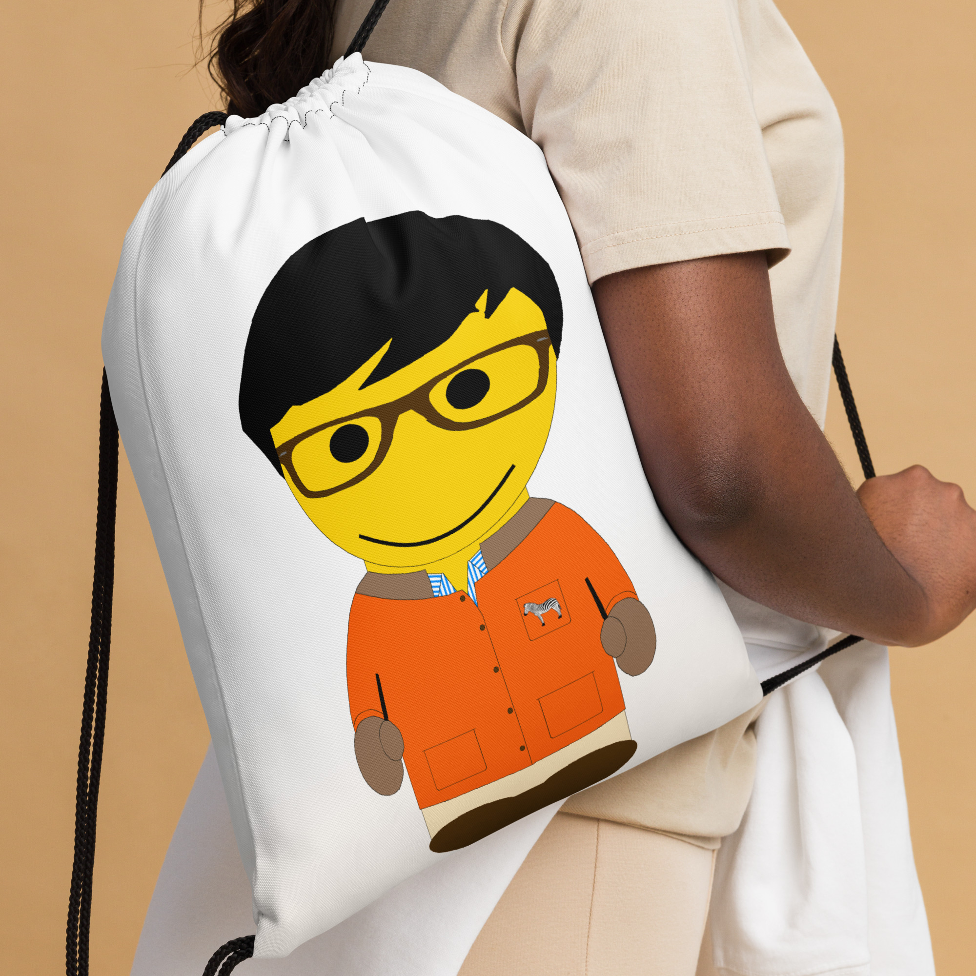 Sac à cordon (FORORA-LOGCC1-BLU001)