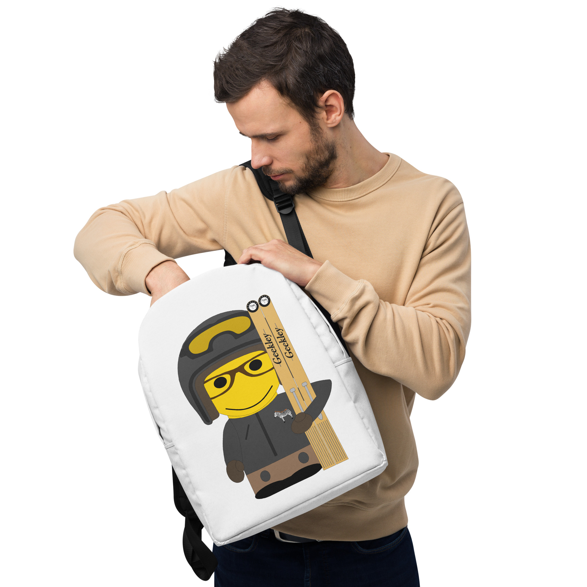 Sac à dos minimaliste (SPOSKI-STY001-LOG017)