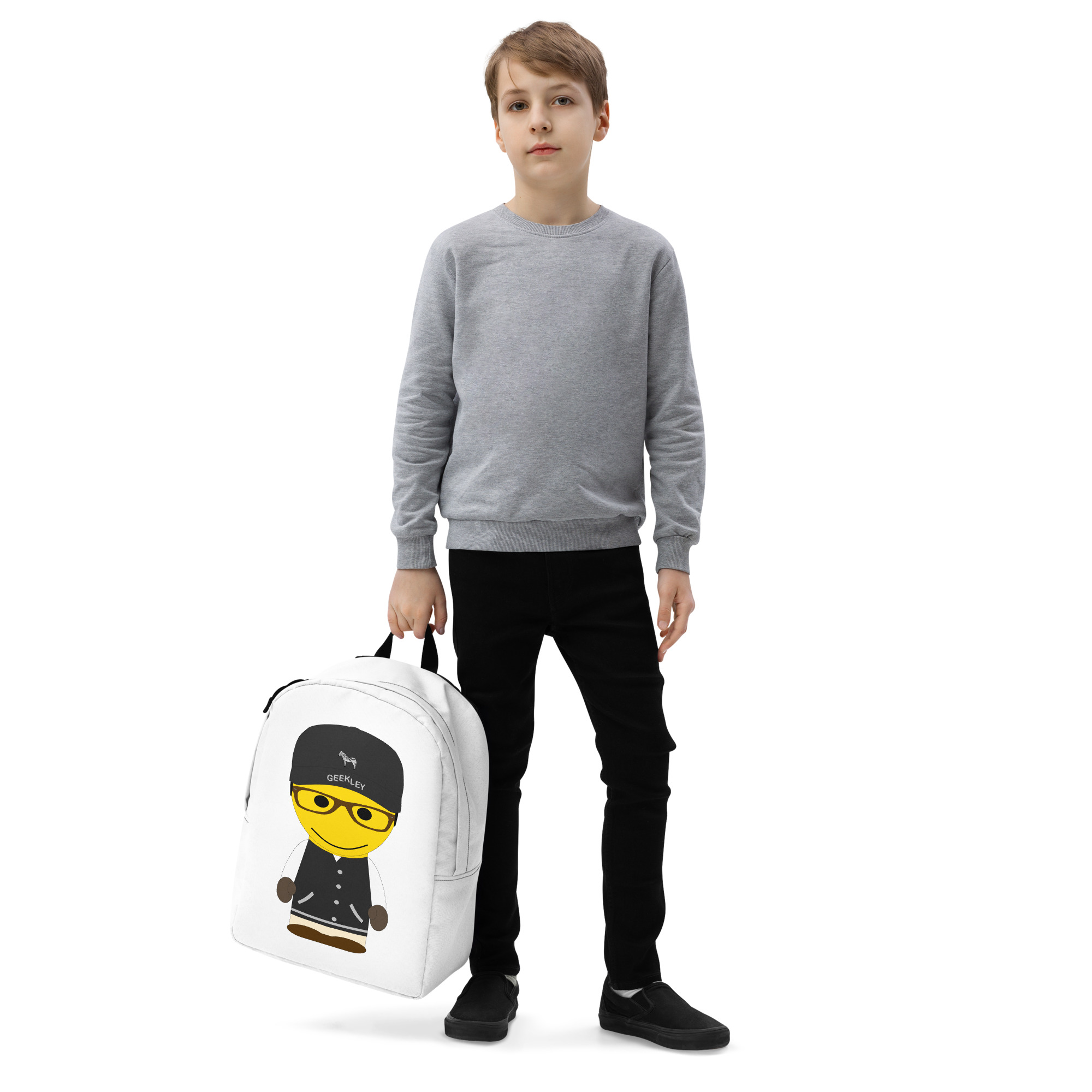 Sac à dos minimaliste (COLCAP-LOG001-BLA002)