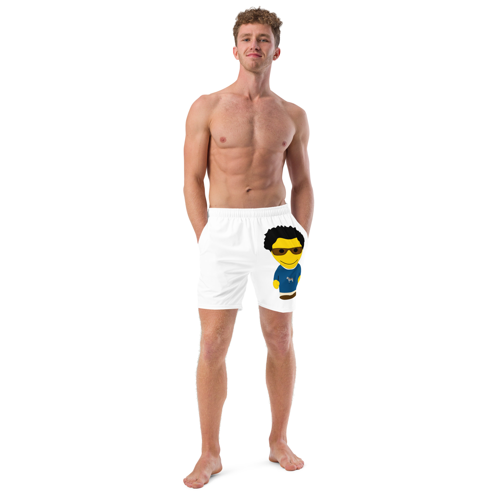 Short de bain recyclé (SWECC2-TSHNAV-BEI001)