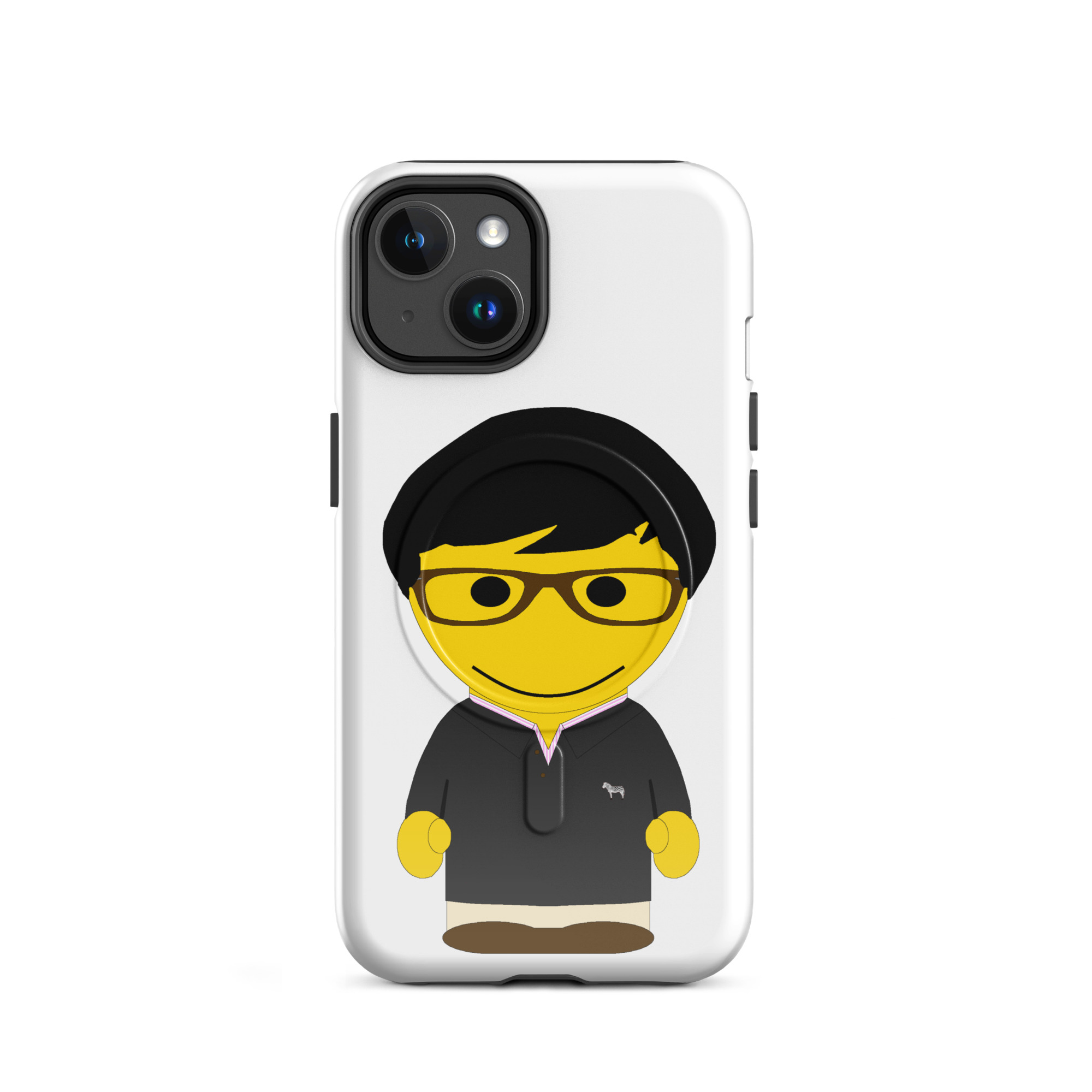 Coque iPhone® (MagSafe®) - (POLCC1-LOGBLA-UNI001)