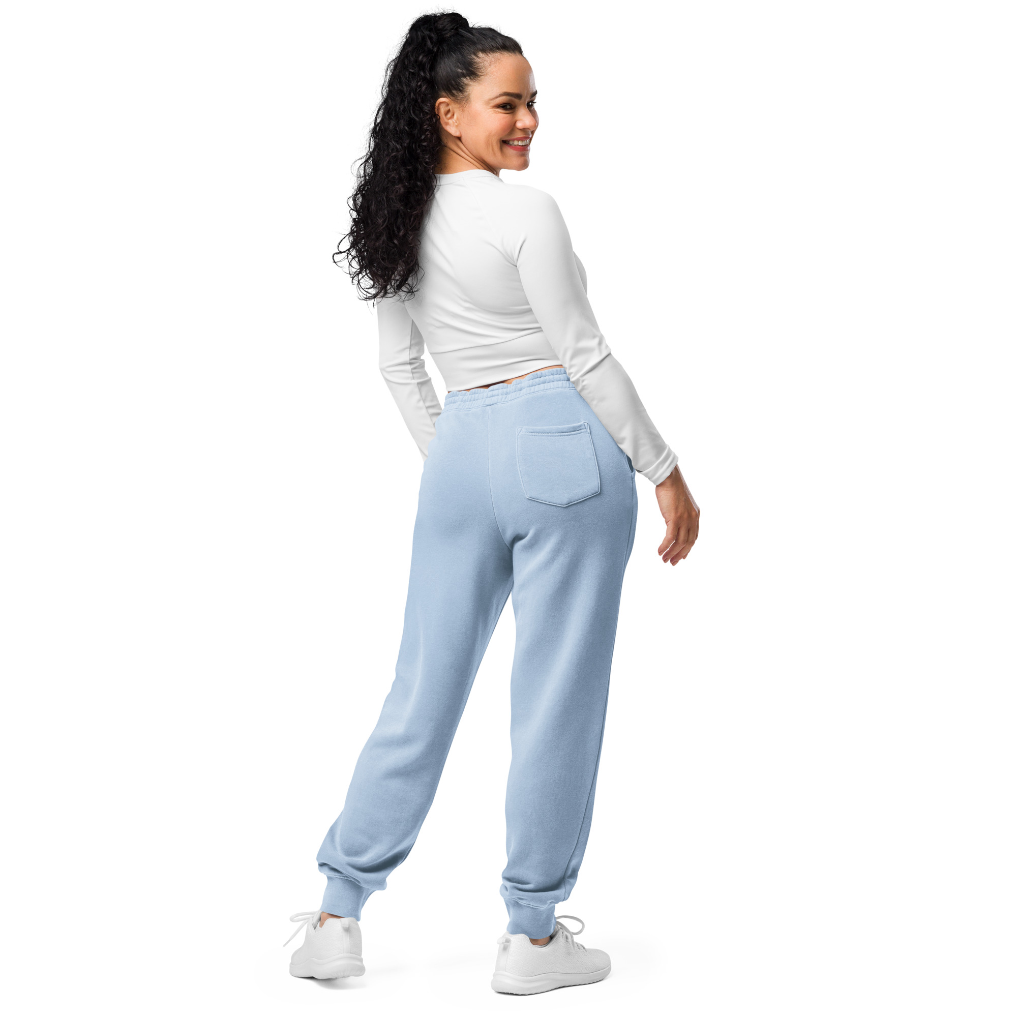 Pantalon de sport teint par pigment (POLBIK-LOGBLA-RAY001) – Image 13