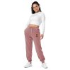Pantalon de sport teint par pigment (CHECAR-LOGBOB-REDBDX1)
