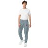 Pantalon de sport teint par pigment (POLCAP-LOGNAV-RAY001)