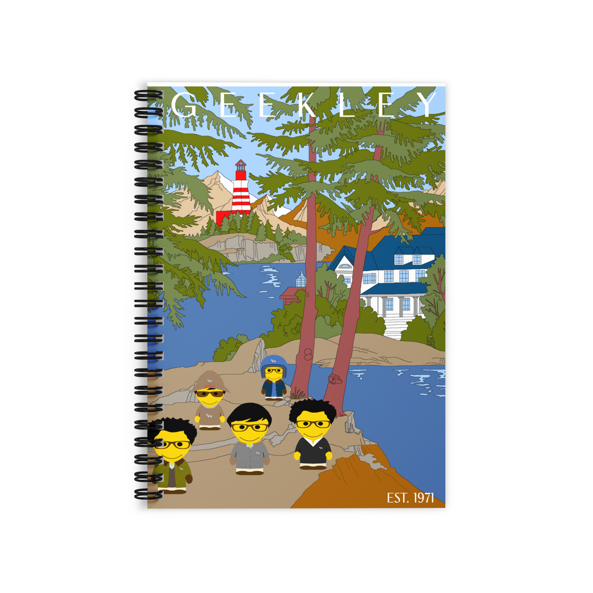 Carnet à spirale ligné "It was another week end"