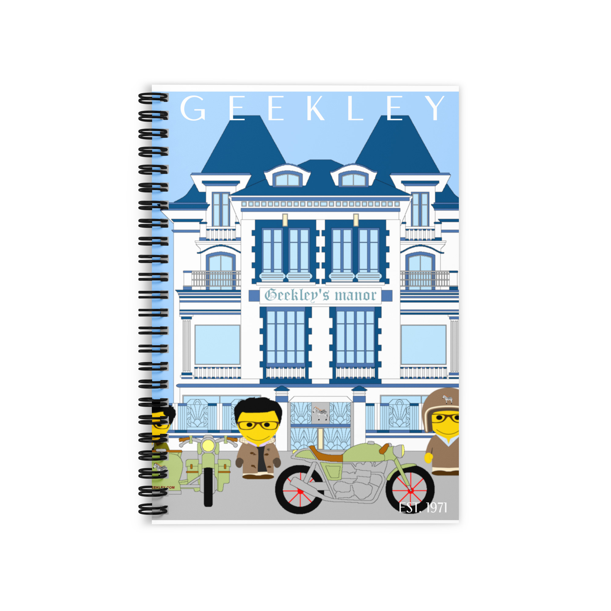 Carnet à spirale ligné "Riders (on the storm) team"