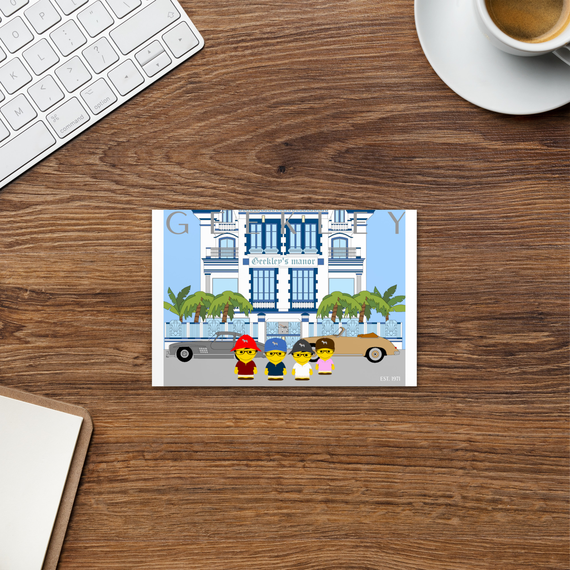 Carte postale "Home sweet home"