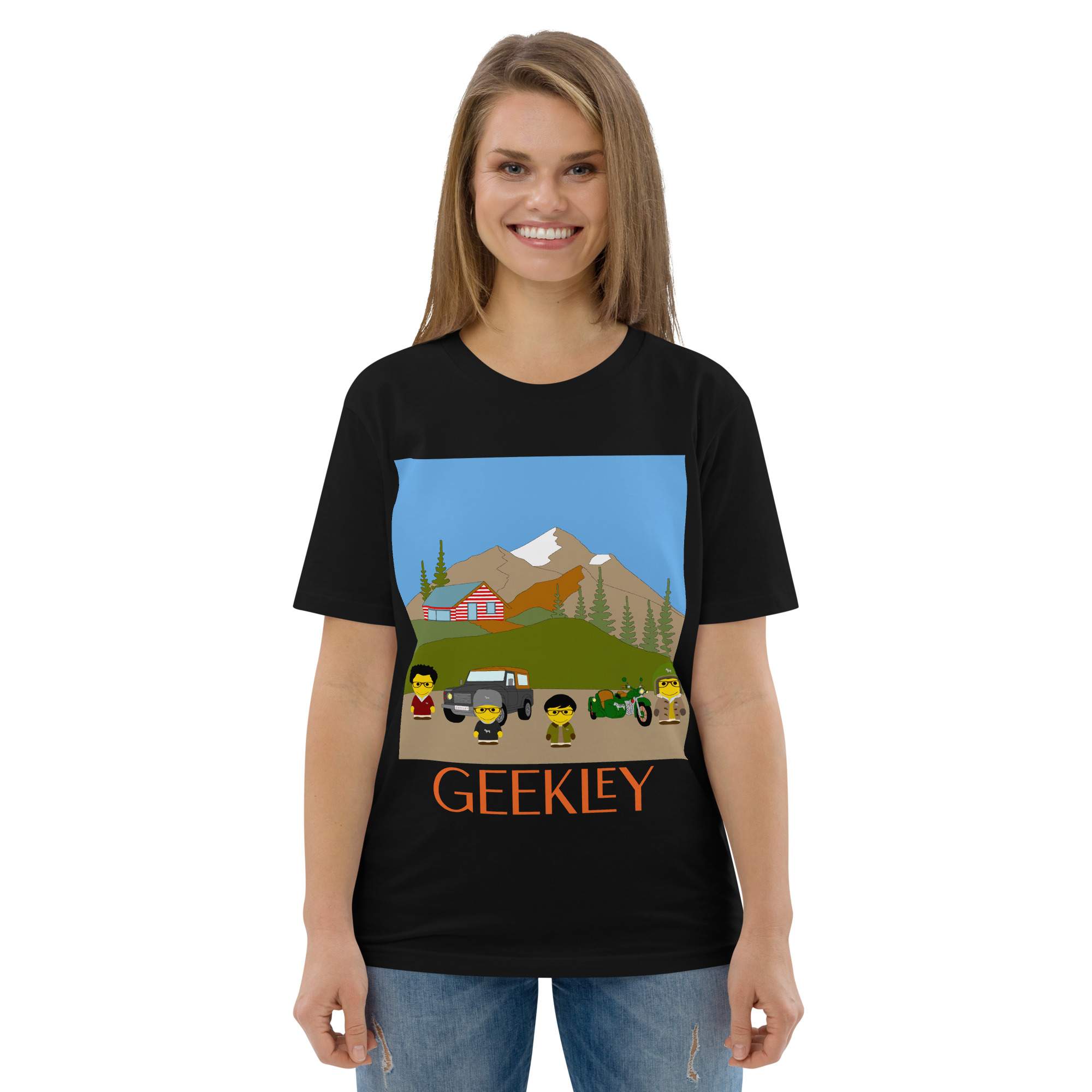 T-shirt unisexe en coton biologique "Country journey"