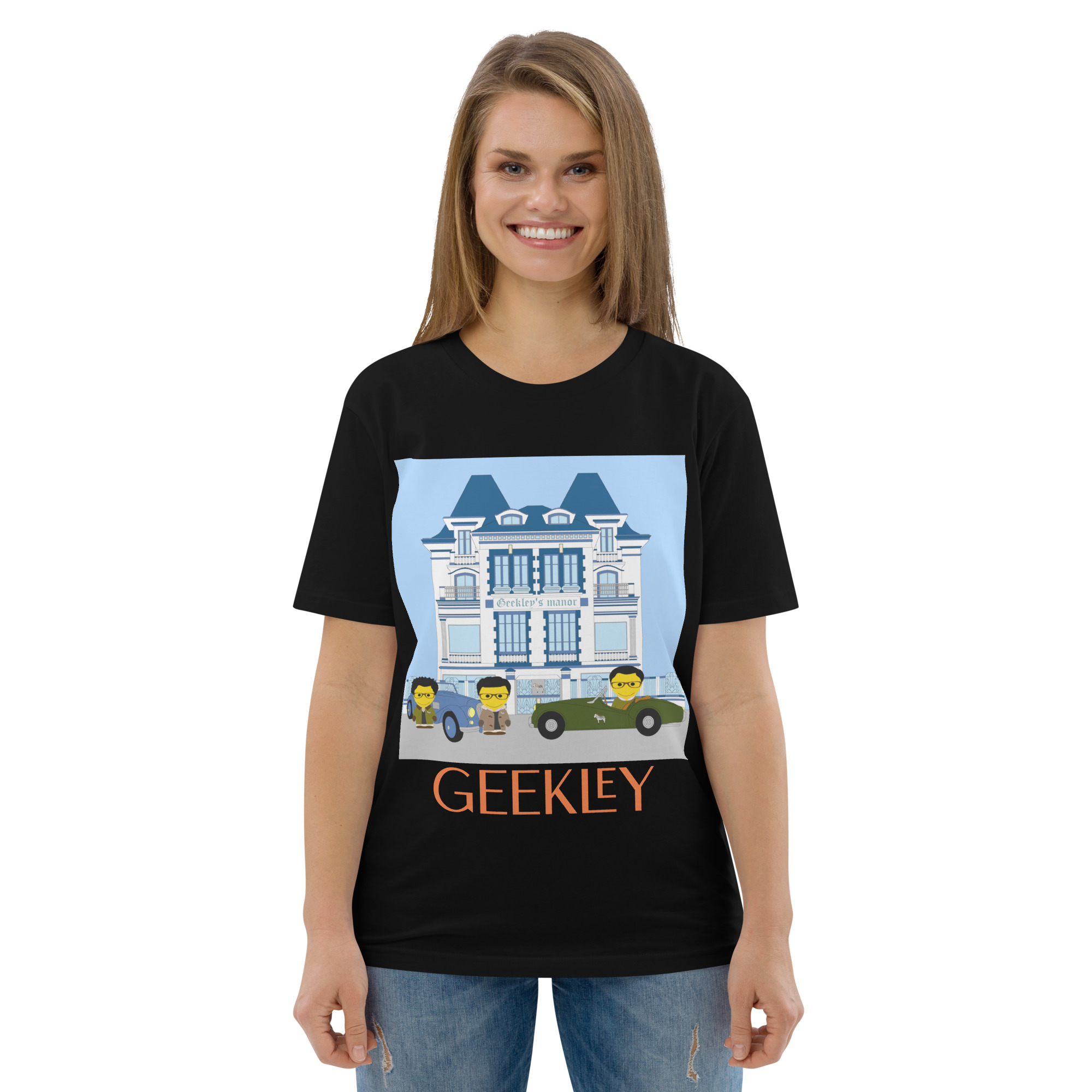 T-shirt unisexe en coton biologique "Racing team...on your mark ready go"