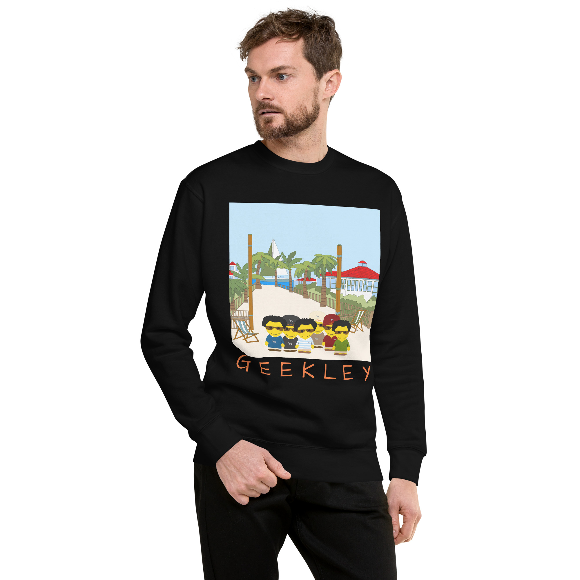 Sweatshirt premium unisexe "Beach party part II"