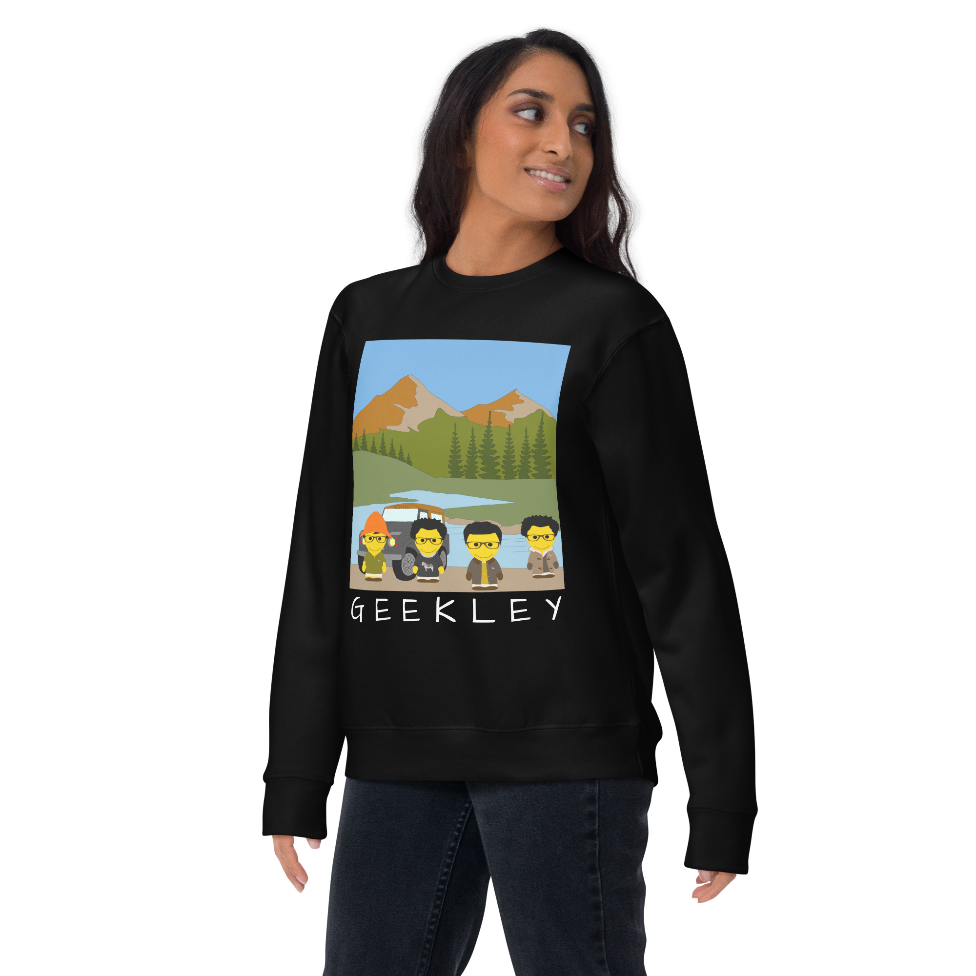 Sweatshirt premium unisexe "Country journey"
